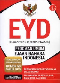 Image of EYD Pedoman Umum Ejaan Bahasa Indonesia