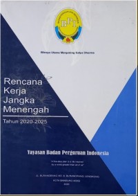 Image of Rencana Kerja Jangka Menengah Tahun 2020-2025